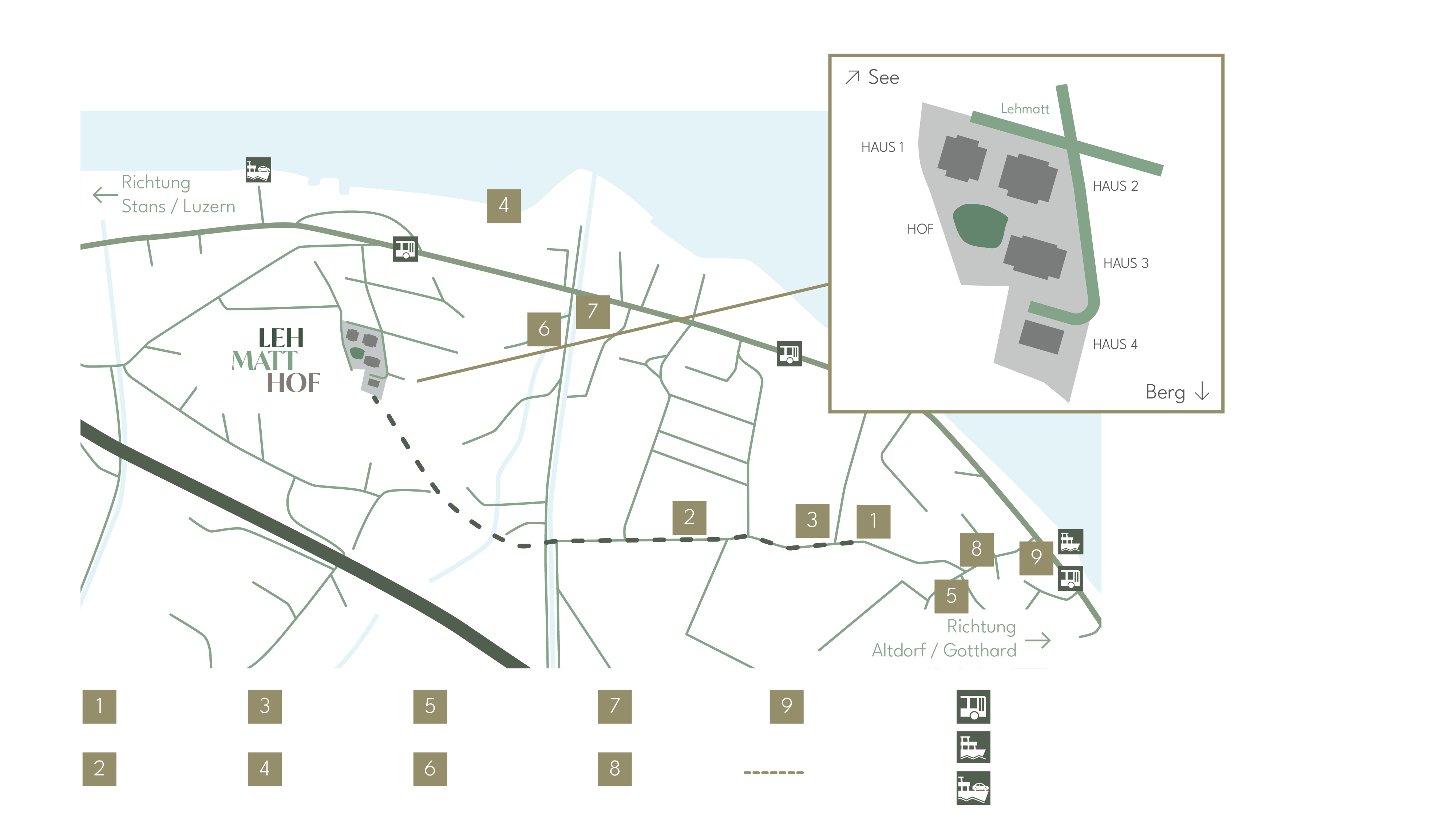 Lageplan Lehmatt Hof